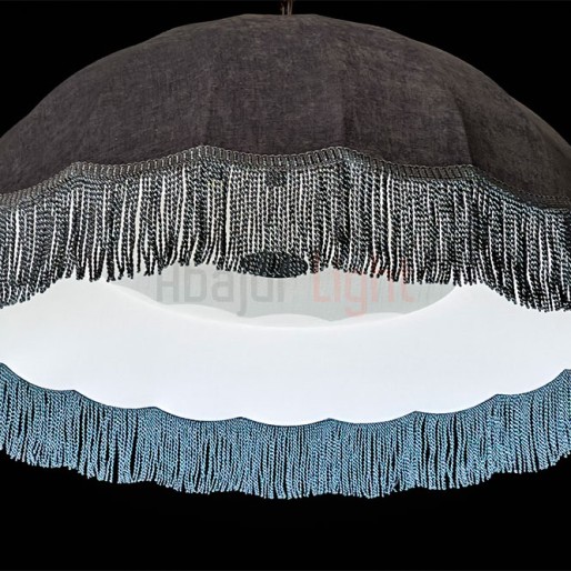 Абажур с бахромой Тея