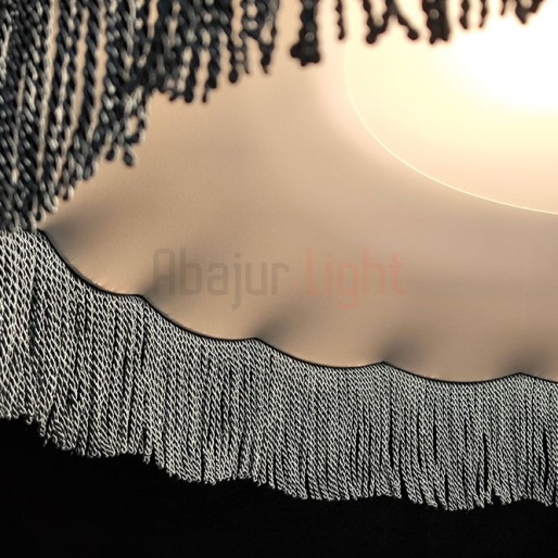 Абажур с бахромой Тея