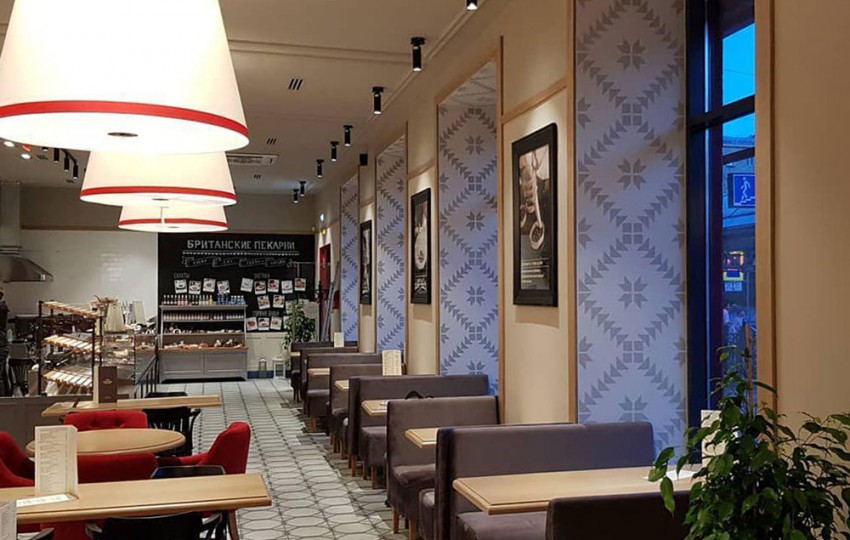 Сеть кафе Британские Пекарни г. СПБ